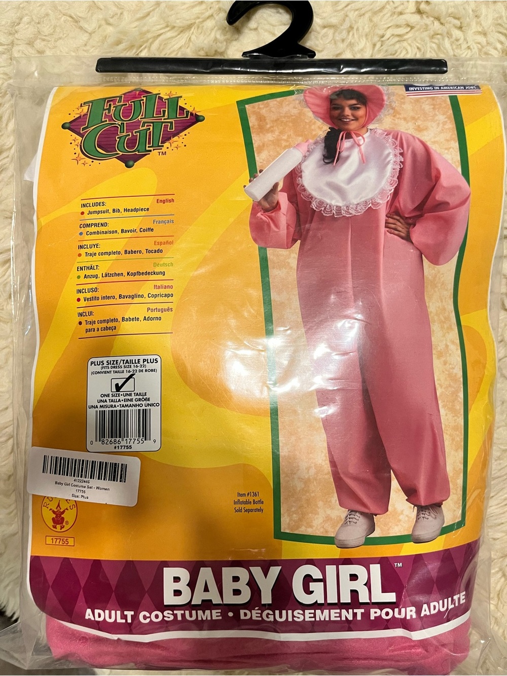 Baby Girl Pink adult Costume - plus size